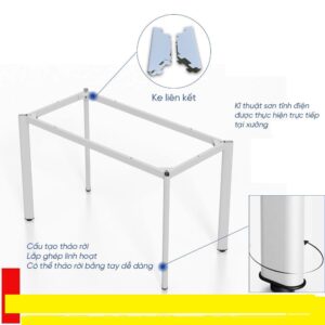 Khung bàn Oval cao cấp