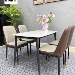 Bộ Bàn Ăn Gia Đình 4 Ghế Mặt Vân Đá - 2,900,000vnđ